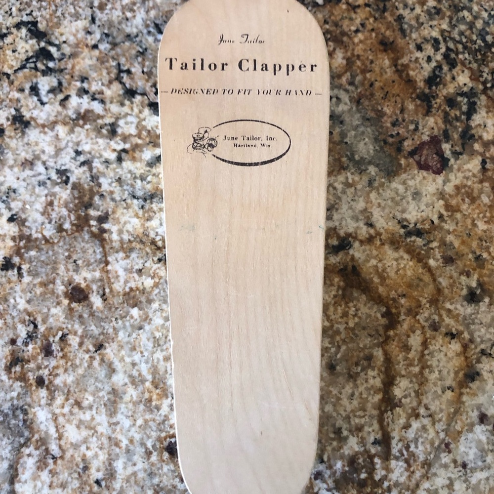 Vintage Dritz June Tailor clapper, sewing, ironing, Pressing tool